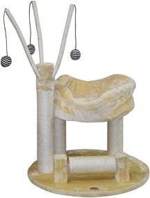 img 1 attached to 🐱 34-Inch Beige Cat Tree by Go Pet Club