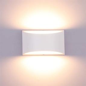 img 4 attached to 💡 Dimmable Wall Sconce Modern Indoor 12W LED Up Down Wall Lamp Light Fixtures for Bedroom Living Room, Warm White - Lightess