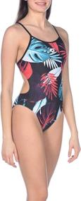 img 3 attached to ARENA Tropical Leaves MaxLife Swimsuit