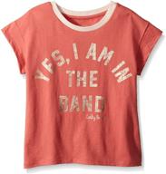 toddler girls' graphic clothing by lucky brand logo