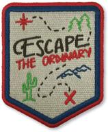 🏕️ o'houlihans - adventure patch for hiking, camping, travel - escape the ordinary - iron on logo