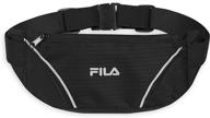 fila waist pack - adjustable running belt fanny pack for women & men - sports pouch phone holder ideal for running, walking, cycling, exercise & fitness logo