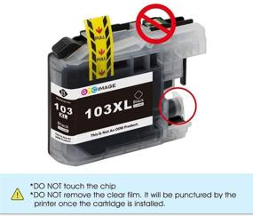 img 1 attached to GPC Image Compatible Ink Cartridge Replacement for Brother LC103XL LC103 XL LC 103 - Compatible with MFC-J870DW MFCJ6920DW MFCJ4510DW MFCJ875DW MFC-J470DW Printer Tray (Pack of 10)