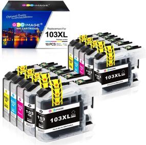 img 4 attached to GPC Image Compatible Ink Cartridge Replacement for Brother LC103XL LC103 XL LC 103 - Compatible with MFC-J870DW MFCJ6920DW MFCJ4510DW MFCJ875DW MFC-J470DW Printer Tray (Pack of 10)