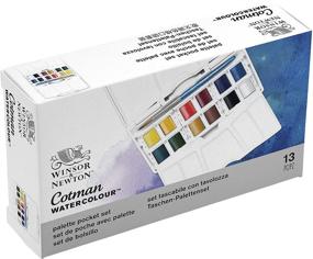 img 3 attached to 🎨 Набор акварельной краски в кармане Winsor & Newton 390373 Cotman: Познайте идеальный набор из 12 половинок.