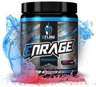 💪 enhance energy, pumps, and strength with eflow nutrition enrage pre-workout supplement - available in 4 exciting flavors (rocket pop) logo