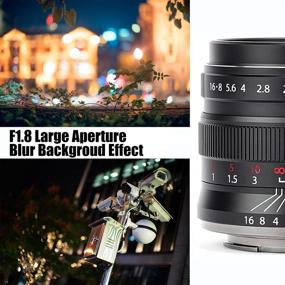 img 1 attached to 📸 Brightin Star 55mm F1.8 Full Frame Large Aperture Portrait Lens for Canon RF Mount Mirrorless Cameras EOS-R EOS-RP EOS-R6 EOS-R5 - Ideal for Portraits, Landscapes, Still Lifes