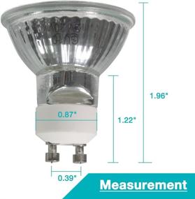 img 1 attached to 💡 Halogen Light Bulbs Pack: 2XGU10 12V 20W - Premium Illumination for Optimal Brightness