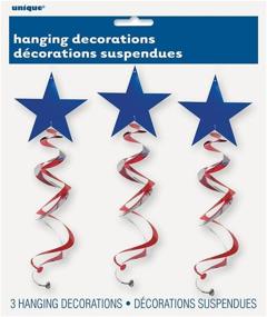img 1 attached to 🌟 Stunning 26" Hanging 4th of July Star Decorations, Set of 3