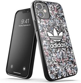 img 4 attached to 🌸 Чехол adidas Belista Flowers Snap Case для iPhone 12 Mini - Ударопрочный, прошедший испытание на падение, Bartart/Cloudy Roses/Cloudy Blue - Защитный и стильный!