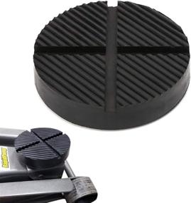 img 4 attached to 🔧 GeeWatom Universal Floor Jack Rubber Pad Adapter| Pinch Weld Side Frame Rail Protector Puck - Efficient 1 Pack Solution