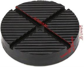 img 3 attached to 🔧 GeeWatom Universal Floor Jack Rubber Pad Adapter| Pinch Weld Side Frame Rail Protector Puck - Efficient 1 Pack Solution