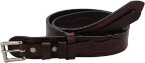 img 1 attached to 🔝 Premium Brown Leather Stitched Workhorse Ranger: Durable and Stylish