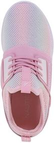 img 1 attached to Comfortable Rainbow Athletic Shoes for Girls - Nautica Kappil Sneaker