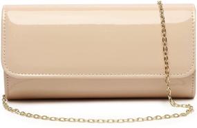 img 3 attached to Leather Envelope Evening Handbag Shoulder