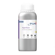 🔵 ifun 3d rapid resin - low odor photopolymer resin for 405nm lcd 3d printer - fast curing, standard rigid formula - sky blue, 500g logo