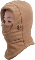 🧣 windproof children's balaclava fleece - azarxis boys' accessories logo