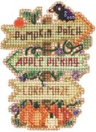 🍁 mill hill counted cross stitch fall fun: vibrant & versatile multi-color design logo