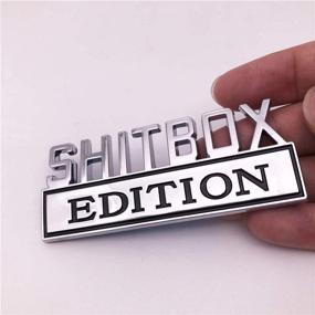 img 2 attached to Chrome SHITBOX Emblem Badge Sticker