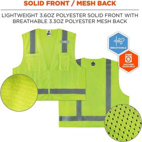 img 1 attached to 🔦 Elevate Safety with Ergodyne GloWear 8249Z: High-Visibility Reflective Gear for Surveyors