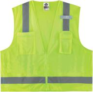 🔦 elevate safety with ergodyne glowear 8249z: high-visibility reflective gear for surveyors логотип