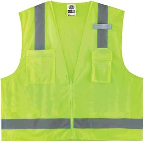 img 4 attached to 🔦 Elevate Safety with Ergodyne GloWear 8249Z: High-Visibility Reflective Gear for Surveyors