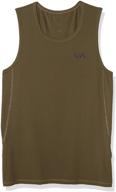 👕 stylish and breathable: rvca men's sport vent tank for ultimate comfort in men's clothing logo