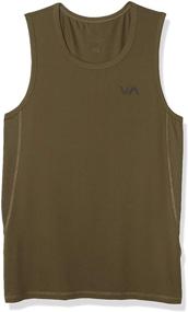 img 3 attached to 👕 Stylish and Breathable: RVCA Men's Sport Vent Tank for Ultimate Comfort in Men's Clothing