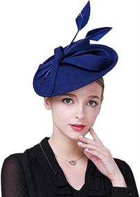 img 4 attached to 🎩 Exquisite Vintage Fascinator Pillbox: Elevate Your Special Occasion Look with this Classic Women's Accessory