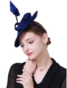 img 3 attached to 🎩 Exquisite Vintage Fascinator Pillbox: Elevate Your Special Occasion Look with this Classic Women's Accessory