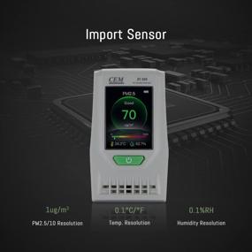 img 1 attached to 📊 CEM Accurate PM2.5 Multifunctional Recording Tester