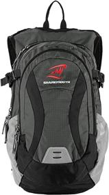 img 3 attached to SHARKMOUTH Hiking Hydration Backpack Pack with 2.5L BPA Free Water Bladder - Spacious and Comfortable for Extended Hikes, Day Excursions, Daypack Travel, and Journeys