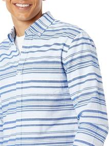 img 2 attached to 👕 SEO-Optimized: Amazon Essentials Long Sleeve Stripe Shirt - Slim Fit