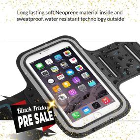 img 3 attached to E Tronic Edge Cell Phone Arm Band: Secure Arm Band Pouch for iPhone 12 Pro, Galaxy S8 & More