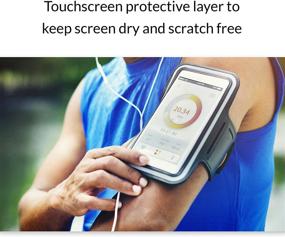 img 1 attached to E Tronic Edge Cell Phone Arm Band: Secure Arm Band Pouch for iPhone 12 Pro, Galaxy S8 & More