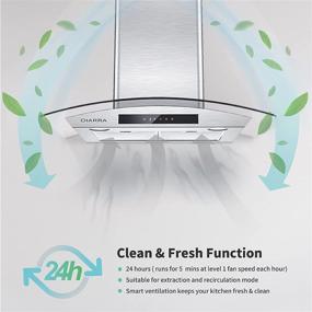 img 1 attached to High-Powered 30-inch Range Hood with Soft Touch Control, Timer Delay, and Clean Function - CIARRA CAS75502