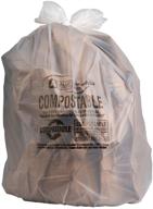 plasticplace 40 45 gallon compostable trash logo