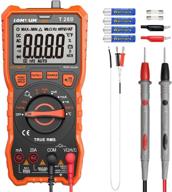 lomvum digital multimeter: 6000 counts auto-ranging voltage tester meter with multi-function capabilities, backlit lcd, flashlight & more logo