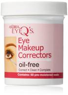👁️ andrea eyeq oil-free eye makeup correctors pre-moistened swabs, (pack of 6) 300ct logo