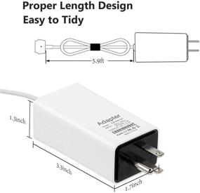 img 2 attached to Wakeach 85W Mini Replacement Charger for MacBook Pro Retina 15-inch (Mid 2012-Mid 2015) - Magnetic 2 Power Supply Adapter A1398 A1424