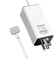 заменитель зарядного устройства wakeach 85w mini для macbook pro retina 15 дюймов (mid 2012-mid 2015) - магнитный адаптер питания 2 a1398 a1424 логотип