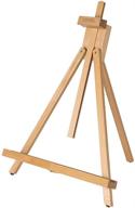 🖼️ conda adjustable beechwood tripod easel, 31-1/2 inch a-frame display stand for up to 27" canvas, portable tabletop painting picture holder logo