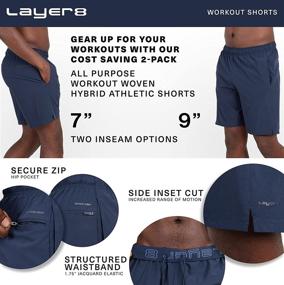 img 3 attached to 🏋️ Ultimate Layer Purpose Workout Athletic Inseams – Strike the Perfect Balance!