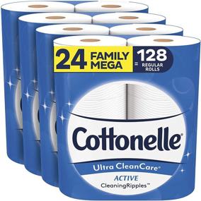 img 4 attached to Cottonelle CleanCare CleaningRipples Biodegradable Septic Safe