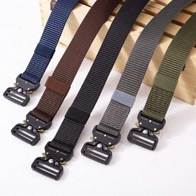 img 3 attached to Ultimate Tactical Webbing Kit: Fast-Release Men's Accessories for Belts by CNHUALAI