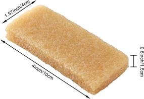 img 3 attached to Skateboard Griptape Cleaner Block - Rubber Eraser for Cleaning Sandpaper, Rough Tape, Skateboard Shoes, and Sanding Discs - Scooter Cleaning Tool (Pack of 3)