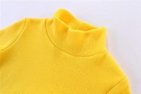 img 1 attached to 👕 LittleSpring Boys' Tops: Polar Fleece Turtleneck Toddler Clothing for Tees & Shirts