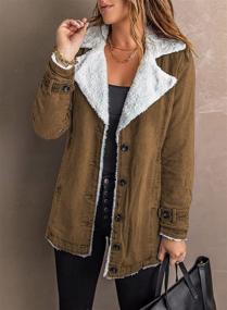 img 3 attached to Acelitt Womens Trucker Jackets Overcoat Women's Clothing and Coats, Jackets & Vests