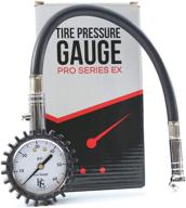 🚲 re lab inc. 1-foot hose tire air pressure gauge - 60 psi range: accurate and convenient measurement logo