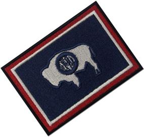 img 2 attached to Wyoming State Embroidered Emblem Patch